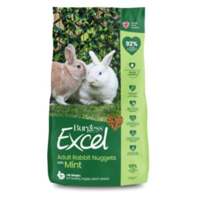 Burgess Excel Nuggets With Mint For Adult Rabbit - 10KG Burgess Excel Nuggets With Mint For Adult Rabbit - 10KG