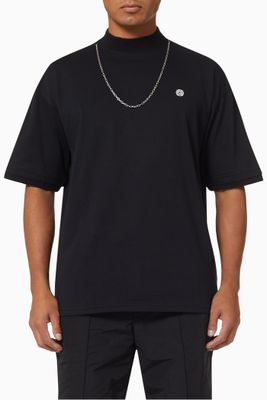 Chain T-shirt in Cotton Chain T-shirt in Cotton