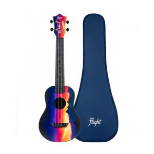 Flight TUC-Ee Concert Ukulele with Case - Sunset