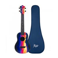 Flight TUC-Ee Concert Ukulele with Case - Sunset - thumbnail