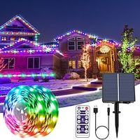 5M 10M USB Charging  Remote Control Solar LED Lamp With Outdoor Lamp Led Lamp With Garden String Lamp Led Solar Street Garden Decoration Wreath Festival Party Atmosphere Lamp 1 set miniinthebox - thumbnail