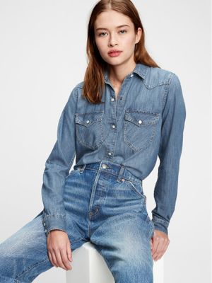 Denim Western Shirt Denim Western Shirt