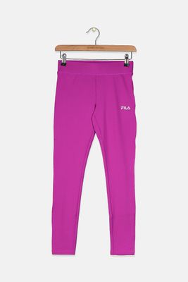 Kids Girls Training Leggings Bright Violet Kids Girls Training Leggings Bright Violet