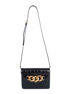 Black Leather Shoulder Bag