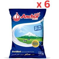 Anchor Milk Powder, Pouch - 6 x 2.25 kg
