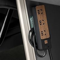 4pcs Socket Holder Wall Mounted Socket Router Wall Mounted Hole Free Cable Tray Storage Box Storage Rack Lightinthebox - thumbnail