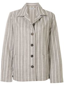 Our Legacy striped buttoned jacket - NEUTRALS
