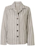 Our Legacy striped buttoned jacket - NEUTRALS - thumbnail