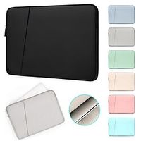 Laptop Sleeves BN-Q004 12 14 15.6 inch Compatible with Macbook Air Pro, HP, Dell, Lenovo, Asus, Acer, Chromebook Notebook Laptop Carrying Case Cover Waterpoof Shock Proof PU Leather Solid Color for miniinthebox - thumbnail