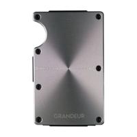 Grandeur Aluminium Cardholder RFID 85 x 45 mm - Sunrise White (Holds up to 12 cards) - thumbnail