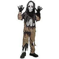 Skeleton  Skull Zombie Cosplay Costume Kid's Boys Girls' Scary Costume Performance Halloween Masquerade Halloween Masquerade Easy Halloween Costumes Lightinthebox - thumbnail