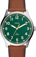 Fossil Dayliner Three-Hand Teak Leather Watch - FS5925 - thumbnail