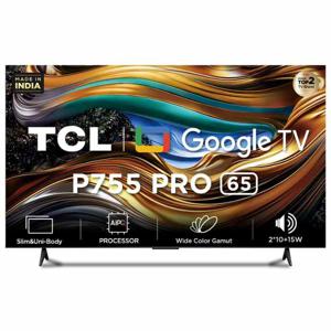 TCL 65 Inch 4K UHD Google TV DVB S2 - 65P755