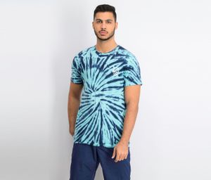 Mens Tie Dye Shirts  Pool Blue