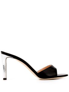 Giuseppe Zanotti metallic 85mm heel mules - Black