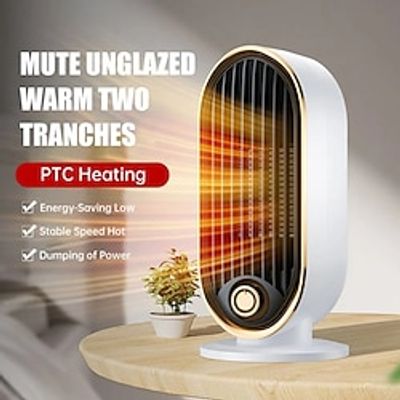 Fan Heater Desktop Heater Home Dormitory Office Electric Heater Hot Fan Compact Space Heater Portable Heater Heater Low Power Lightinthebox