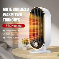 Fan Heater Desktop Heater Home Dormitory Office Electric Heater Hot Fan Compact Space Heater Portable Heater Heater Low Power Lightinthebox - thumbnail