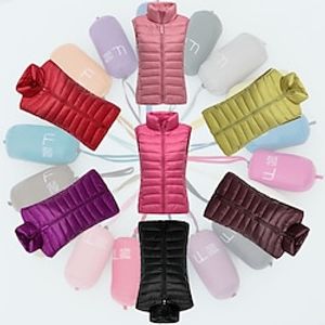 Women's Yoga Top Winter Zipper Solid Color Green Purple Yoga Fitness Gym Workout Vest  Gilet Top Sleeveless Sport Activewear Breathable Quick Dry Comfortable Micro-elastic Lightinthebox