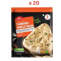 Haldiram'S Tandoori Garlic Naan 400G Pack of 20