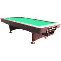 Knight Shot Royal 9ft Brown Tour- Pool Table Ball Return System