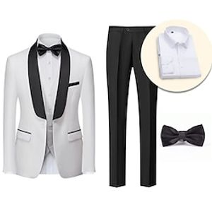 Retro Vintage Roaring 20s 1920s Outfits Suits  Blazers The Great Gatsby Gentleman Men's Cosplay Costume Masquerade Party Party  Evening Coat miniinthebox