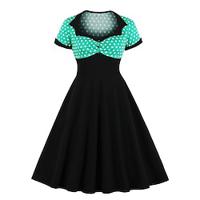 Polka Dots 1950s Cocktail Dress Dailywear Dress Flare Dress Women's Christmas Event / Party Cocktail Party Prom Dress Lightinthebox