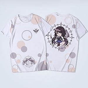 Inspired by Date A Live Tohka Yatogami Tokisaki Kurumi T-shirt Cartoon 100% Polyester Anime Harajuku Graphic Kawaii T-shirt For Men's / Women's / Couple's miniinthebox