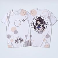 Inspired by Date A Live Tohka Yatogami Tokisaki Kurumi T-shirt Cartoon 100% Polyester Anime Harajuku Graphic Kawaii T-shirt For Men's / Women's / Couple's miniinthebox - thumbnail