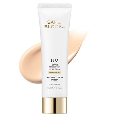 Missha Safe Block Rx Cover Tone Up Sun SPF50+ Pa ++++ 50ml Missha Safe Block Rx Cover Tone Up Sun SPF50+ Pa ++++ 50ml