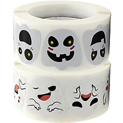 500pcs Halloween Stickers Ghosts Decorations Gift Package Seal Sticker Lightinthebox
