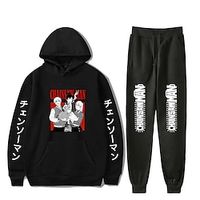 Inspired by Chainsaw Man Makima Power Denji Pants Outfits Hoodie Anime Harajuku Graphic Kawaii Pants For Men's Women's Unisex Adults' Hot Stamping 100% Polyester Lightinthebox - thumbnail