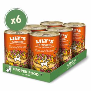 Lily's Kitchen Dog Carnival Chicken Wet Food Box 6x400G