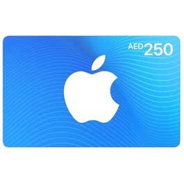 Apple AED 250 App Store & iTunes Gift Card [Blue]