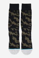 Mens Deep Sea Everyday Socks  Black/Olive/Grey - thumbnail