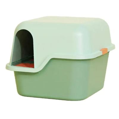 Pakeway Kingbox Candy Cat Litter Box Green - 51X50X39.2 Cm