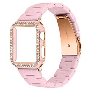 Case with Band For Apple iWatch Apple Watch Series 7  SE  654321 Resin Screen Protector Smart Watch Case Compatibility Lightinthebox