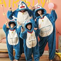 Cosplay Party Costume Costume Family Christmas Pajamas Kigurumi Pajamas Men's Women's Boys Girls' One Piece Halloween Carnival Masquerade Kid's Adults' Party Party  Evening Polyester Onesie Lightinthebox - thumbnail