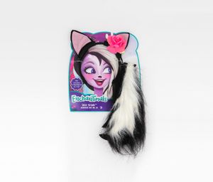 Enchantimals Sage Skunk Headband And Tail Set  Black/White