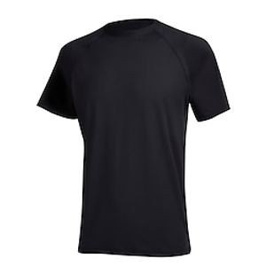Men's Rash Guard UV Sun Protection UPF50 Breathable Short Sleeve Sun Shirt Swim Shirt Swimming Surfing Beach Water Sports Solid Colored Summer / Stretchy / Quick Dry / Ultraviolet Resistant miniinthebox