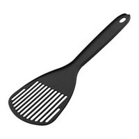 Georplast Paletta Simple Cat Litter Scoop - Black (Pack of 16)