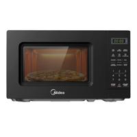 Midea 20L Solo Microwave Oven with Digital Touch Control, 700W, Child Lock, Black - EM721BK