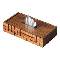 HilalFul Alhamdulillah Wooden Tissue Box - thumbnail