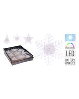 Homesmiths Christmas Window Decofigure 9Cm LED 3 Assorted Design 1 Piece
