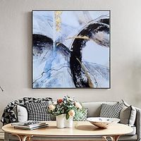 Handmade Oil Painting Canvas Wall Art Decoration Modern Abstract for Home Decor Rolled Frameless Unstretched Painting Lightinthebox - thumbnail