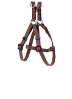 Nobleza Imitation Nylon Reflective Dog Harness Brown