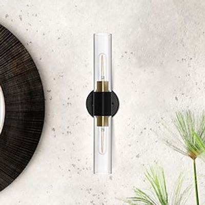 LED Wall Light, Nordic Style Black Wall Lamp with Metal Glass Drum Shade, Wall Lighting, Reading Lamp, for Bedside, Bedroom 110-240V Lightinthebox LED Wall Light, Nordic Style Black Wall Lamp with Metal Glass Drum Shade, Wall Lighting, Reading Lamp, for Bedside, Bedroom 110-240V Lightinthebox