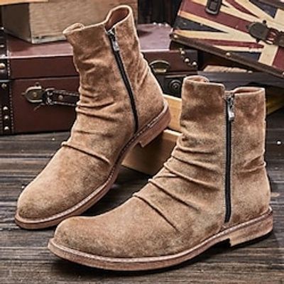 Men's Boots Biker boots Motorcycle Boots Retro Walking Vintage Classic Daily PU Waterproof Booties Ankle Boots Lace-up Black Bronze Apricot Fall Winter Lightinthebox Men's Boots Biker boots Motorcycle Boots Retro Walking Vintage Classic Daily PU Waterproof Booties Ankle Boots Lace-up Black Bronze Apricot Fall Winter Lightinthebox