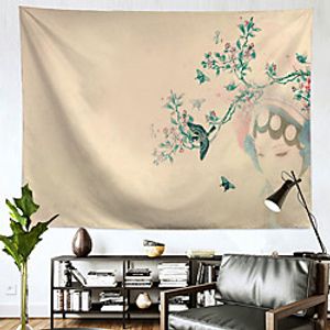 Chinese Style Wall Tapestry Art Decor Blanket Curtain Hanging Home Bedroom Living Room Decoration Polyester Beijing Opera miniinthebox
