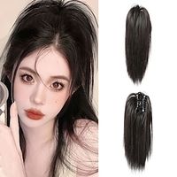 Drawstring Ponytails Women / Classic / Easy dressing Synthetic Hair Hair Piece Hair Extension Straight 16 inch Valentine's Day / Party Evening / Party / Evening Lightinthebox