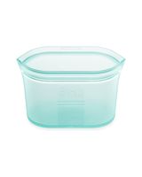 Zip Top 16oz Reusable Silicon Food Storage Small Bag Dish Teal